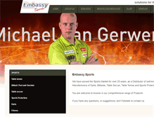 Tablet Screenshot of embassy-sports.com